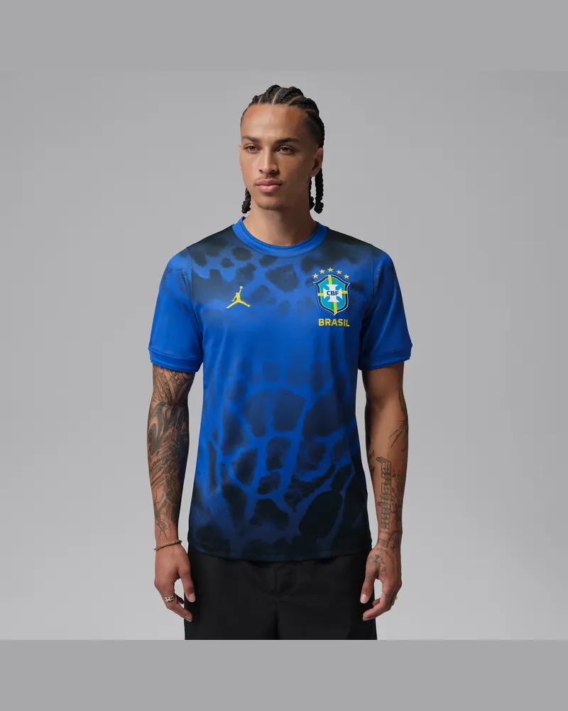 Jordan Brazil Academy Pro  Dri-FIT Pre-Match-Fußballshirt (Herren) - Blau Blau