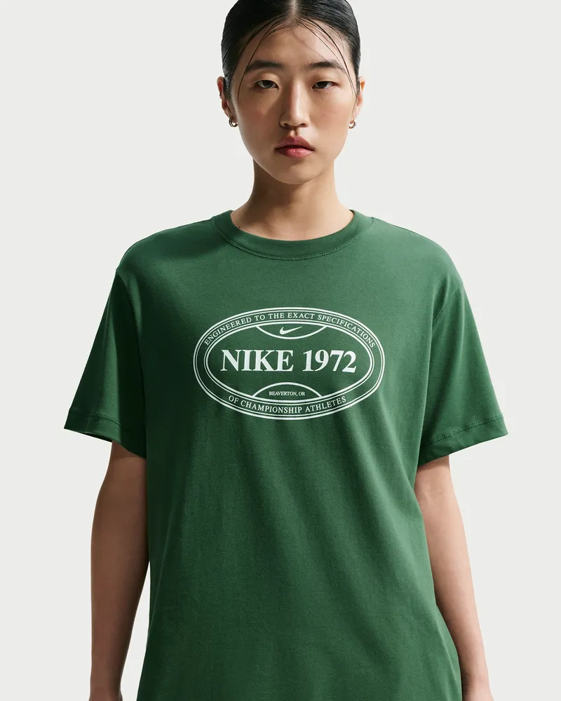 Nike Oversize-T-Shirt (Damen) - Grün Grün