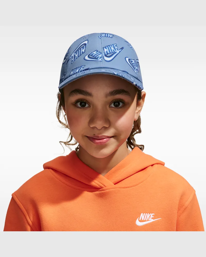 Nike Club unstrukturierte Cap (ältere Kinder) - Blau Blau