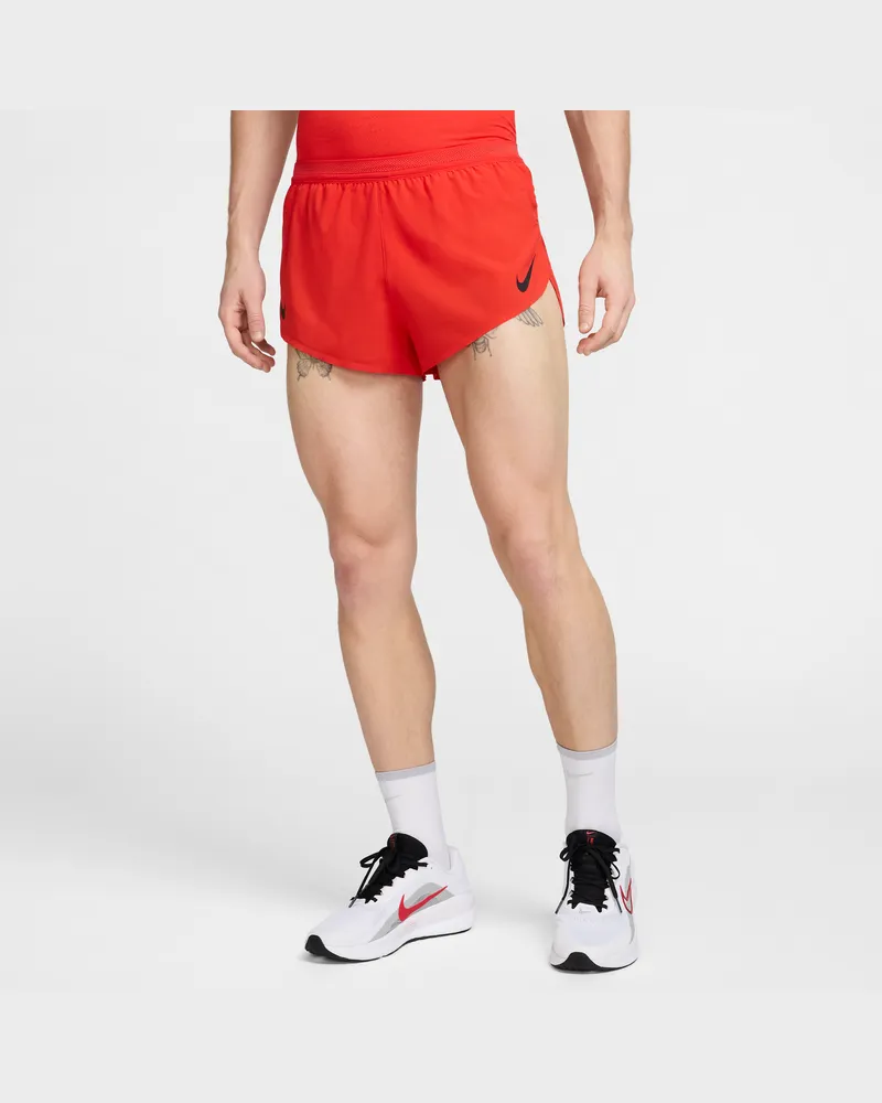 Nike AeroSwift Dri-FIT-ADV-Laufshorts mit Innenslip für Herren (ca. 5 cm) - Rot