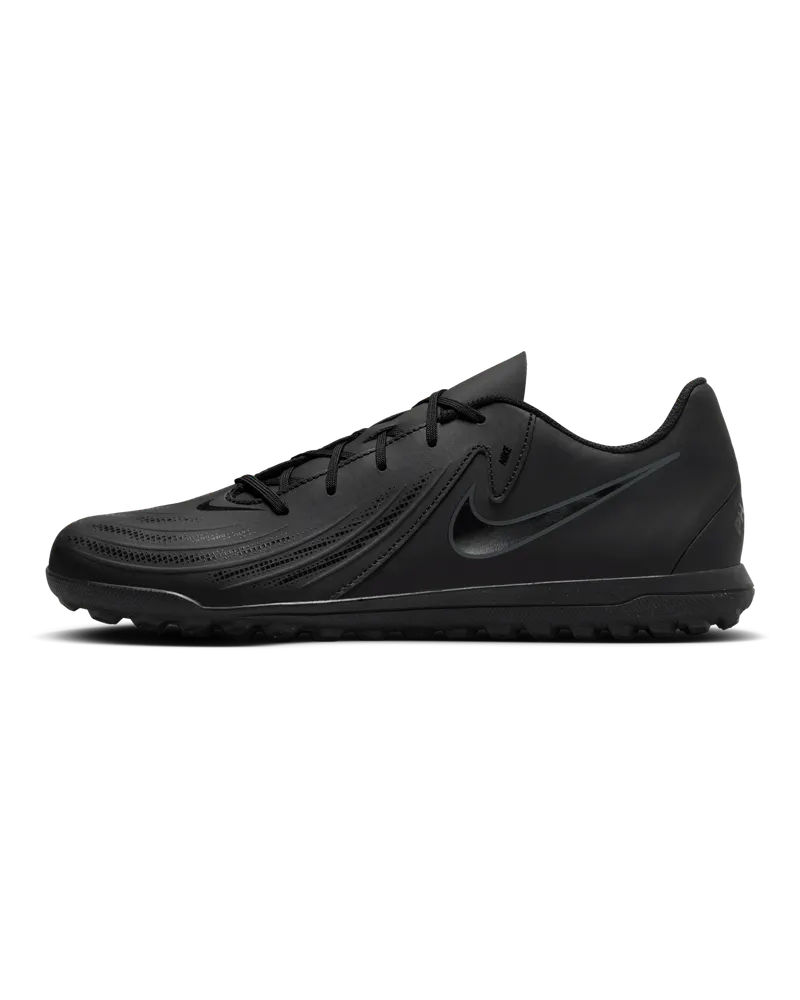 Nike Phantom GX 2 Club TF Low-Top-Fußballschuh - Schwarz Schwarz
