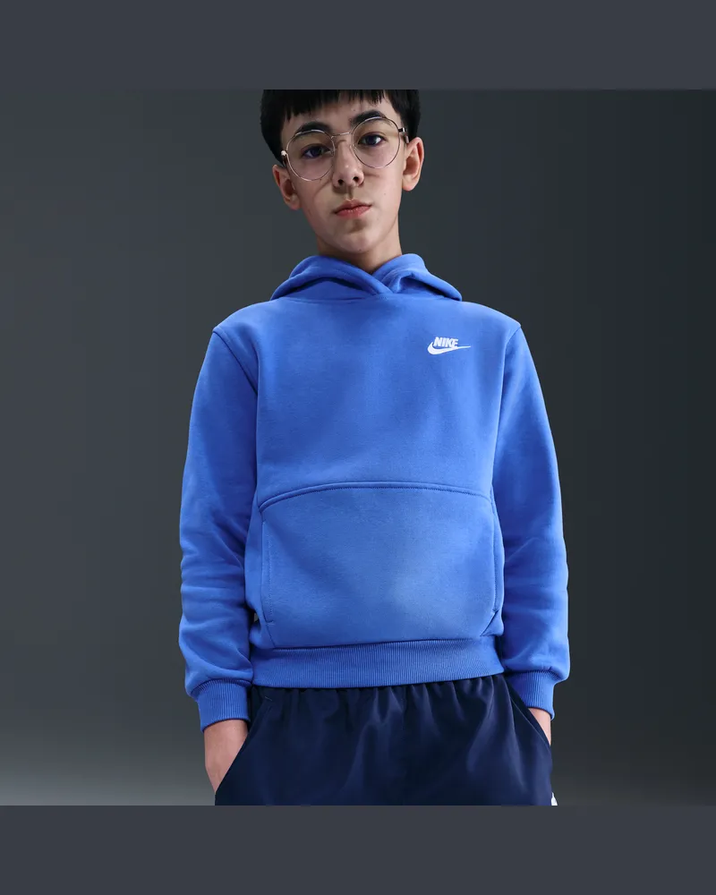 Nike Club Fleece Hoodie für ältere Kinder - Blau Blau