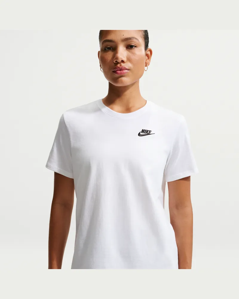 Nike Club Essentials Damen-T-Shirt - Weiß Weiß