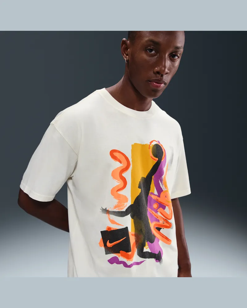 Nike Max90 Basketball-T-Shirt (Herren) - Weiß Weiß