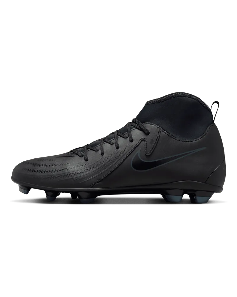 Nike Phantom Luna 2 Club MG High-Top-Fußballschuh - Schwarz Schwarz