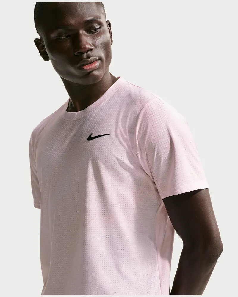 Nike Court Slam Dri-FIT ADV Tennisoberteil (Herren) - Pink Pink