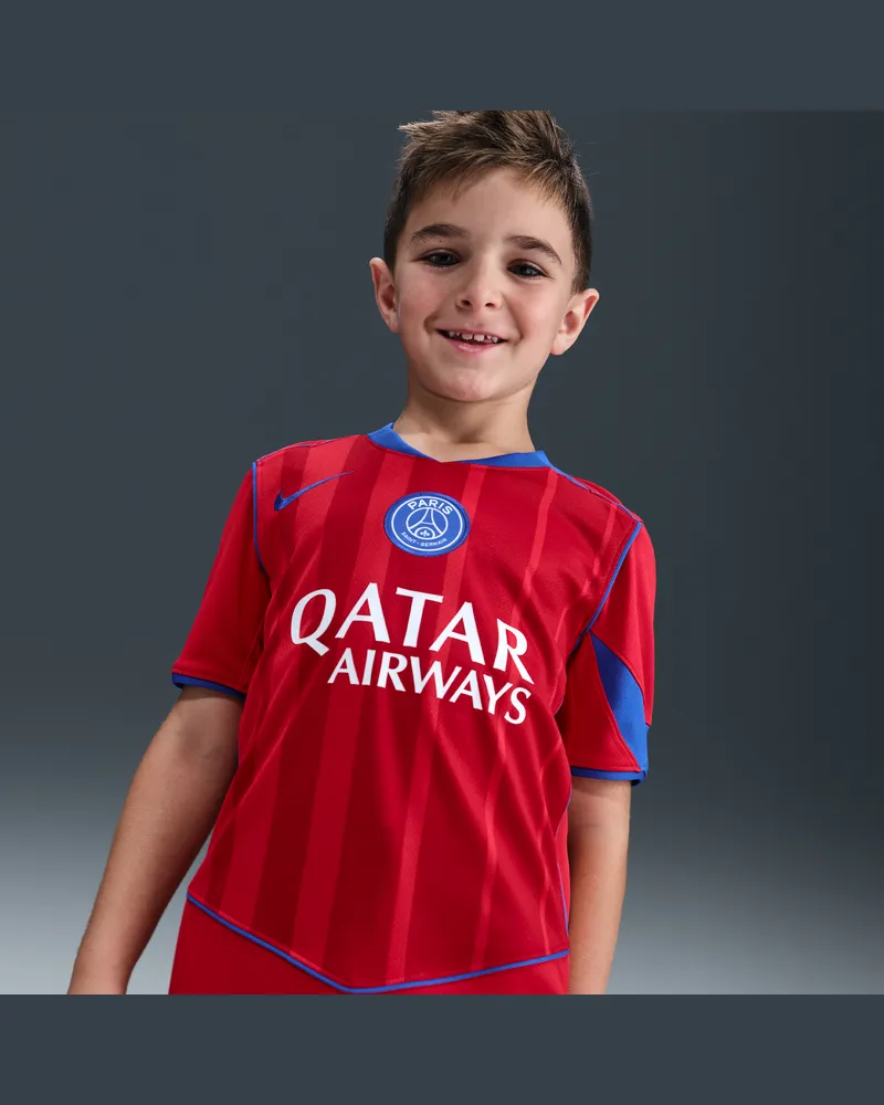 Nike Paris Saint-Germain 2025/26 Stadium Third  Dri-FIT Total 90 Replika-Fußballtrikot - Rot Rot