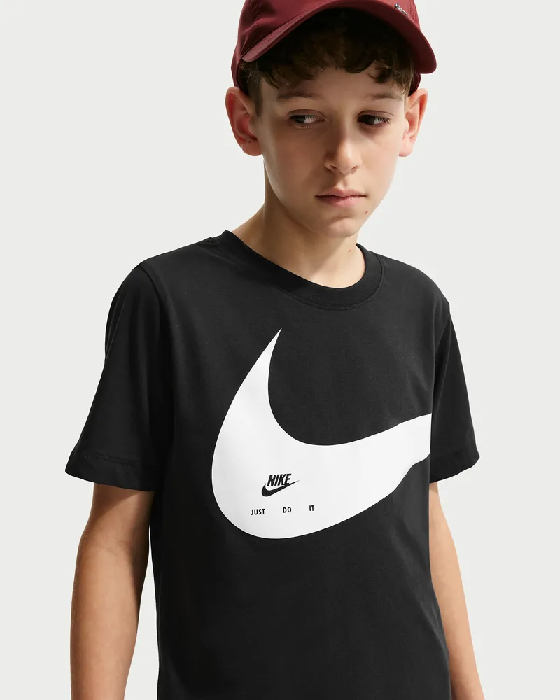 Nike Club T-Shirt (ältere Kinder) - Schwarz Schwarz
