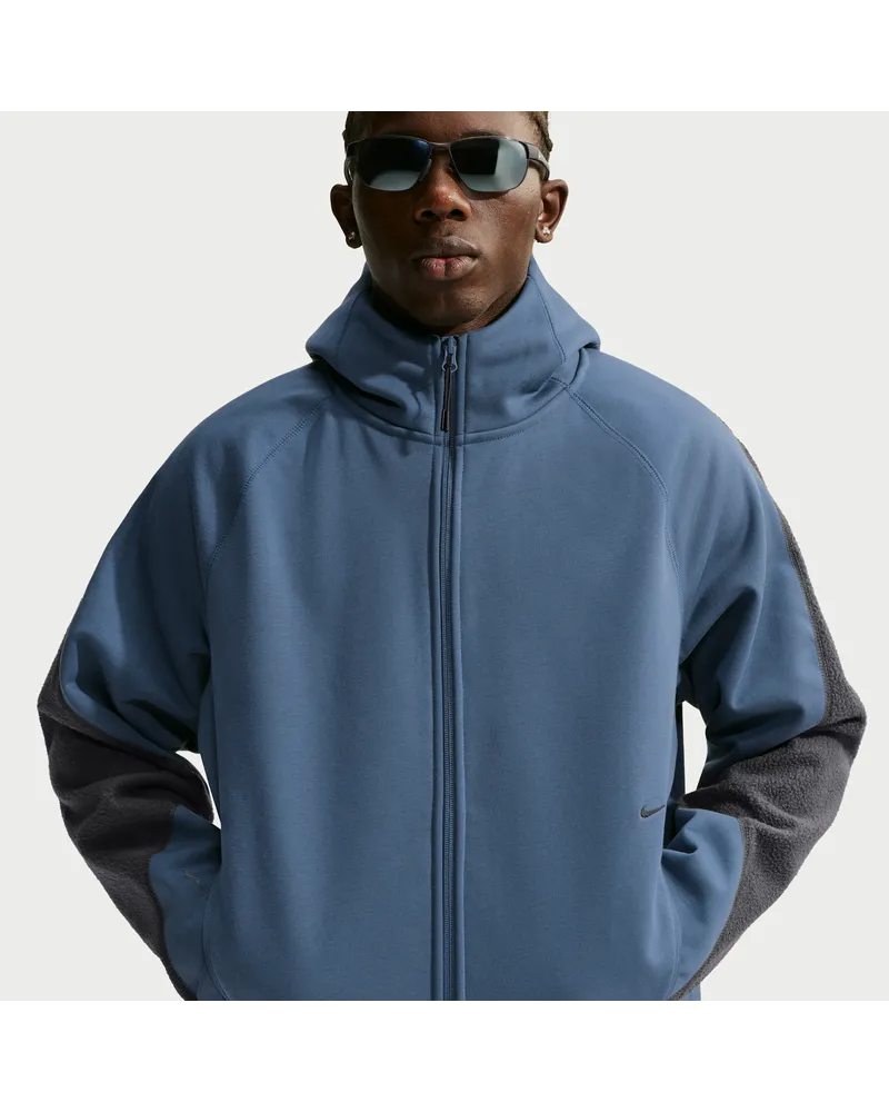 Nike Tech Boreas Therma-FIT-Kapuzenjacke (Herren) - Blau Blau