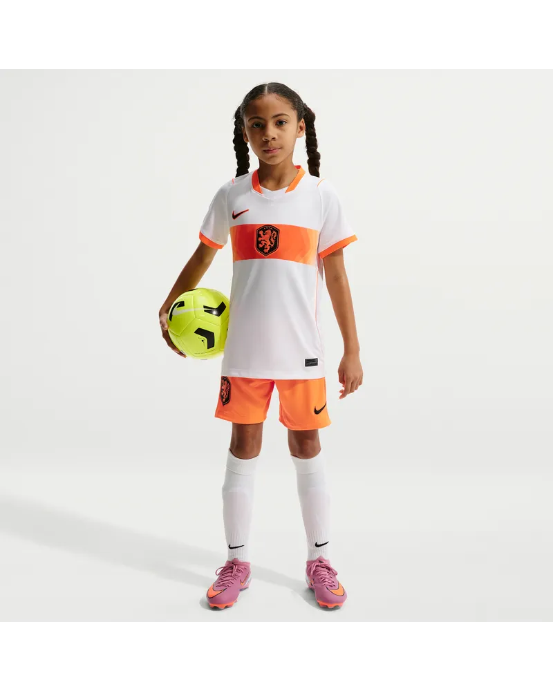 Nike Niederlande 2026 Auswärtsstadion  Dri-FIT Replika Fußballshorts für ältere Kinder - Orange Orange
