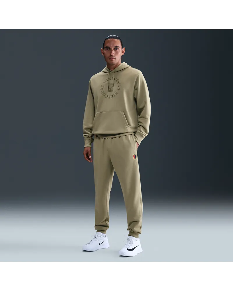 Nike Court Heritage Dri-FIT Fleece-Tennis-Jogger (Herren) - Braun Braun