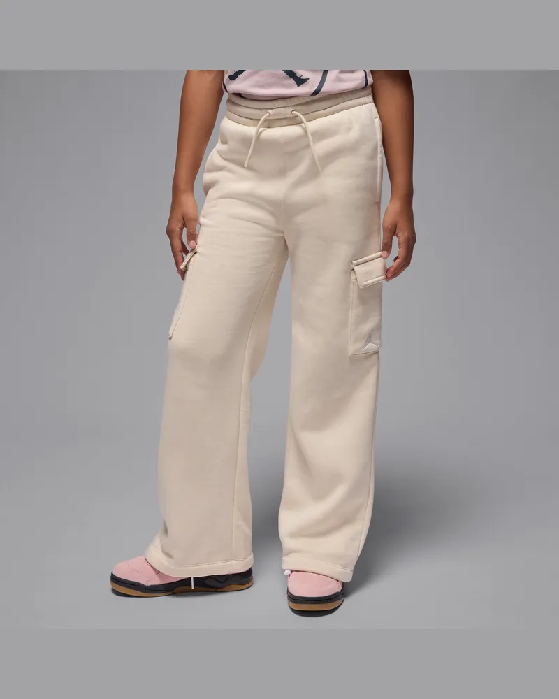Jordan Brooklyn Fleece-Cargohose (ältere Kinder) - Braun Braun
