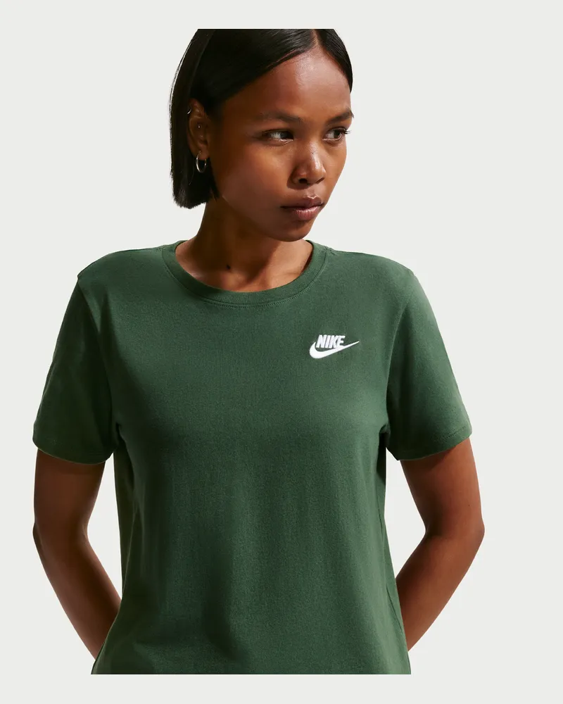 Nike Club Essentials Damen-T-Shirt - Grün Grün