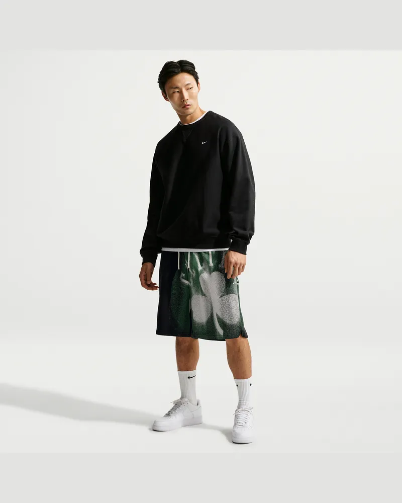 Nike Boston Celtics Standard Issue  Fleece-Basketballshorts für Herren - Schwarz Schwarz