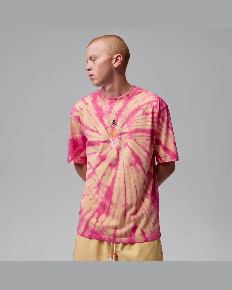 Jordan Brooklyn Festival-T-Shirt mit Batik-Design (Herren) - Gelb Gelb