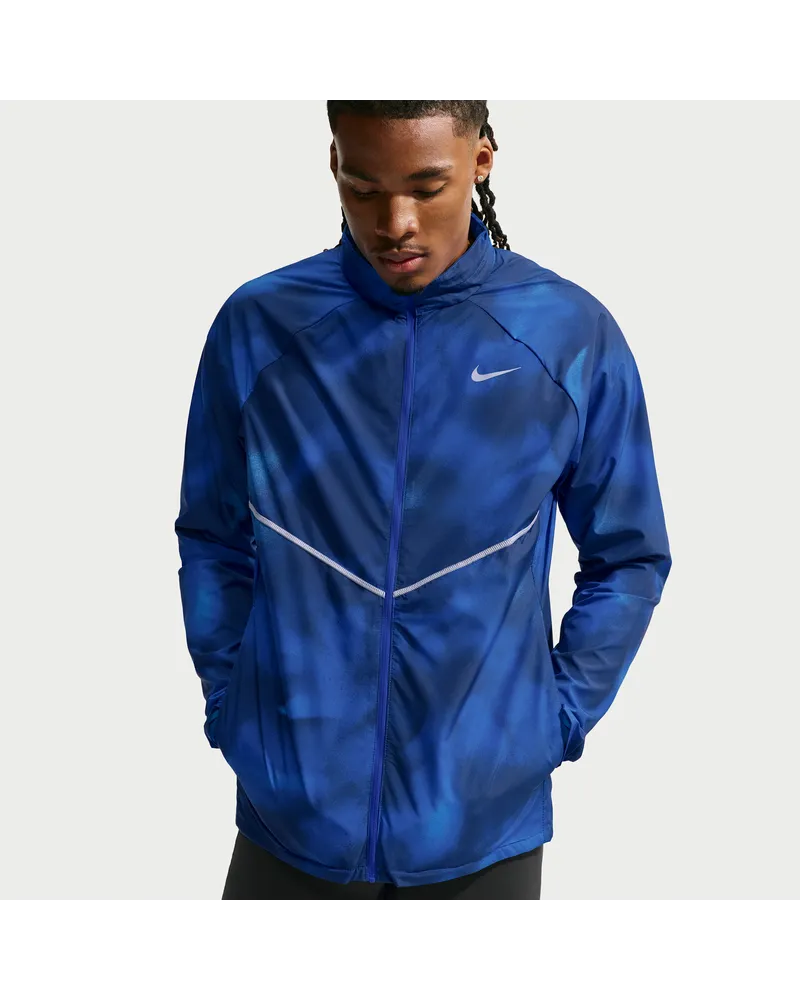 Nike Miler Repel Laufjacke mit UV-Schutz (Herren) - Blau Blau