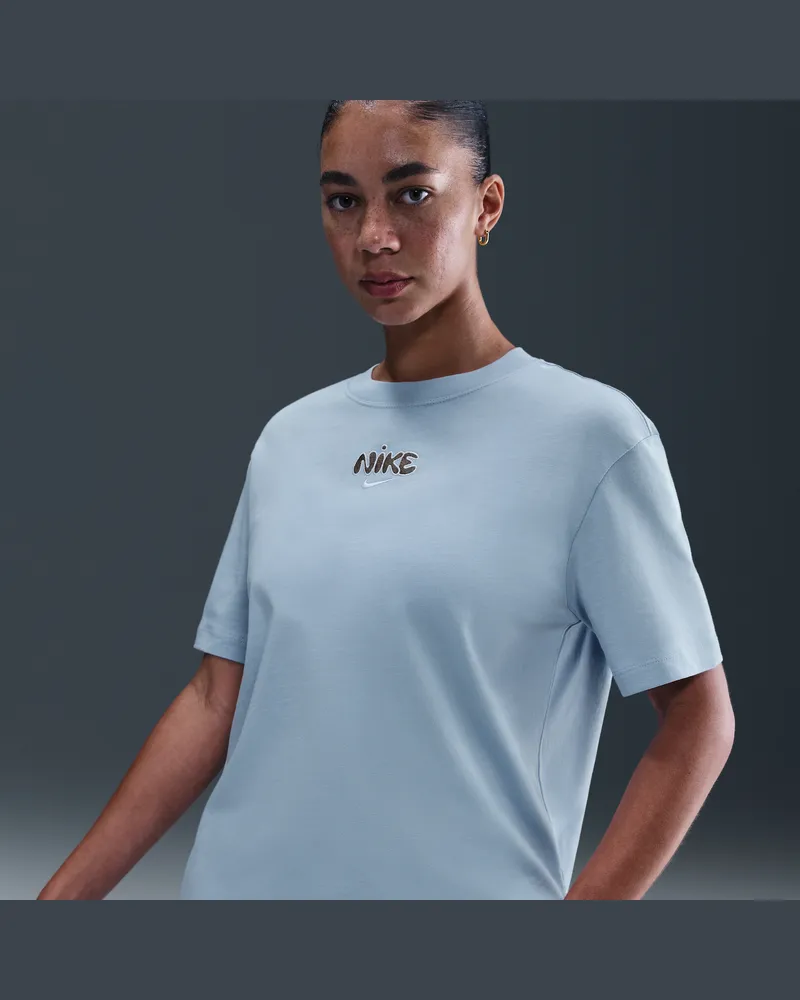 Nike Sportswear T-Shirt (Damen) - Blau Blau
