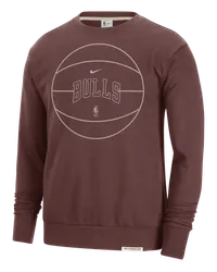 Nike Chicago Bulls Standard Issue  Dri-FIT NBA-Sweatshirt für Herren - Braun Braun