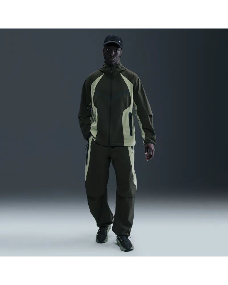 Nike Tech Dri-FIT Oversize-Webhose mit Blockfarben (Herren) - Grün Grün