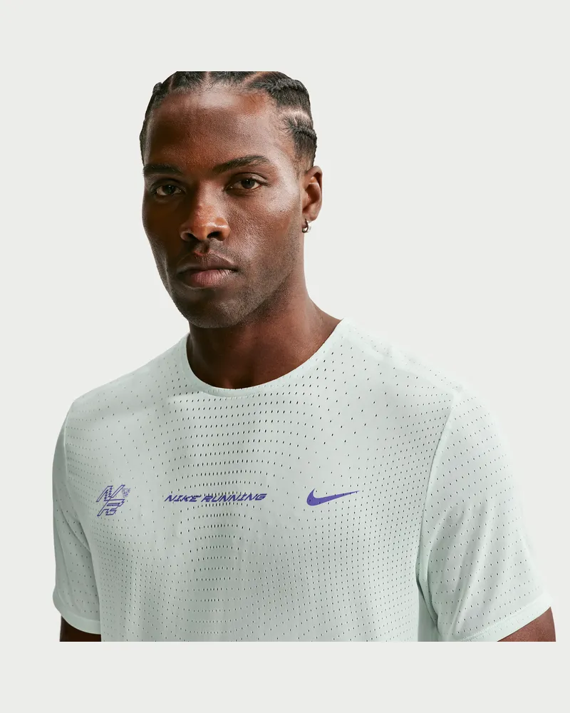 Nike AeroSwift Dri-FIT ADV Kurzarm-Laufoberteil (Herren) - Grün Grün
