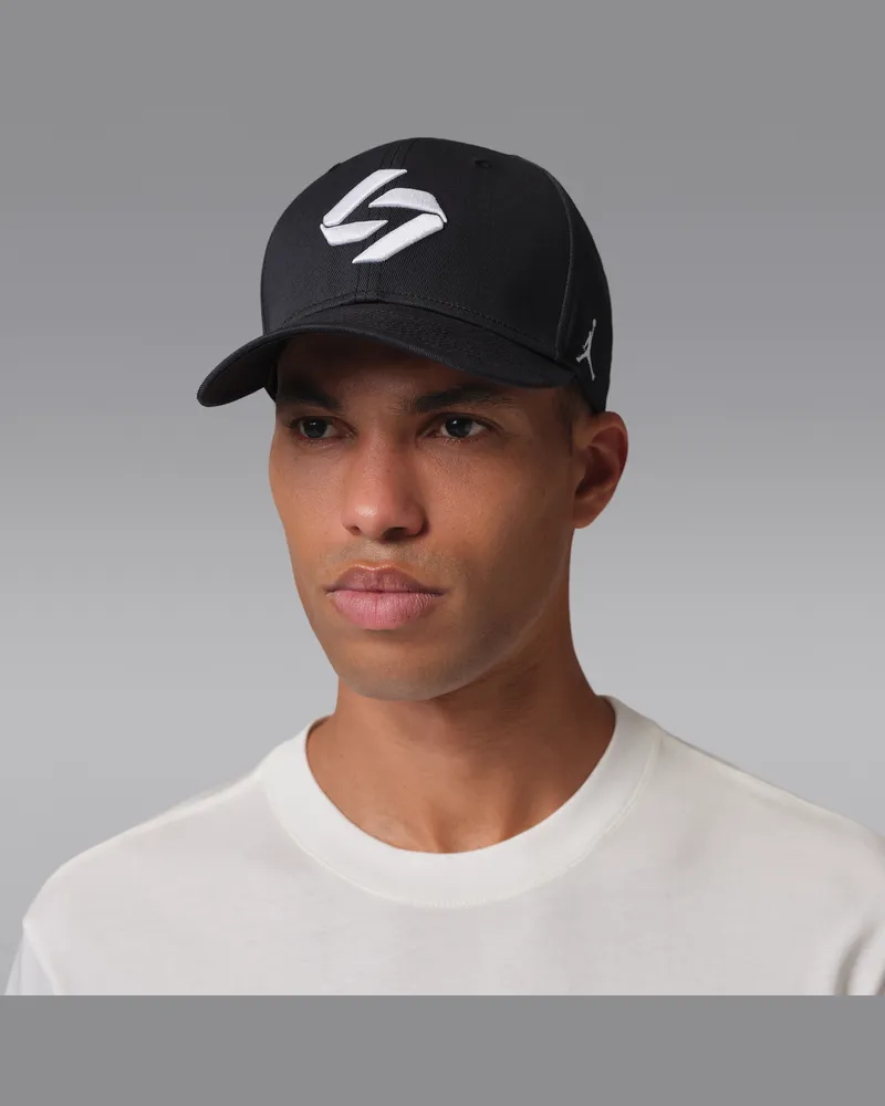 Nike Luka Rise strukturierte, verstellbare Cap - Schwarz Schwarz