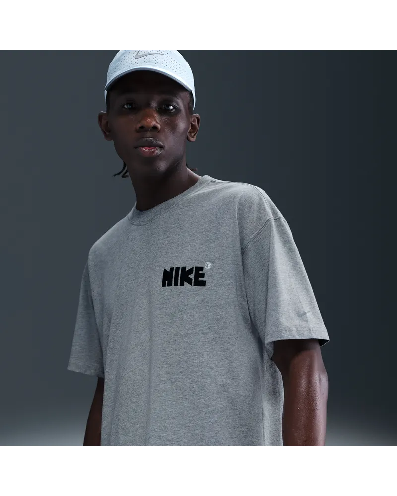 Nike Herren-Lauf-T-Shirt - Grau Grau