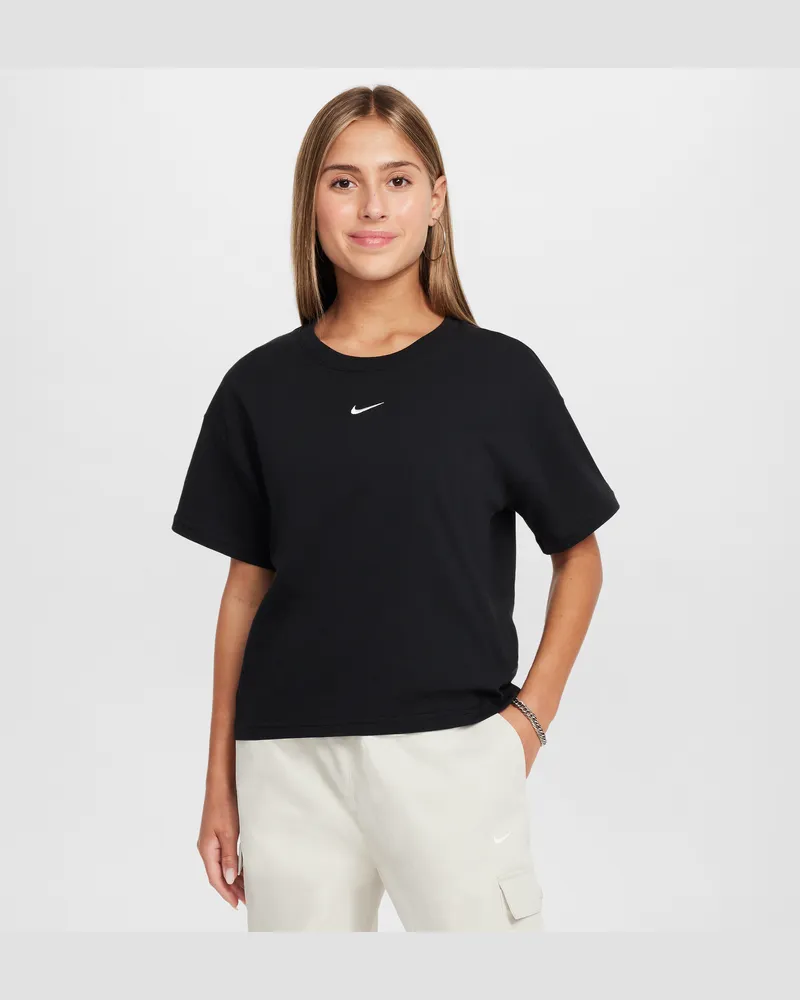Nike Essential T-Shirt (ältere Kinder, Mädchen) - Schwarz Schwarz
