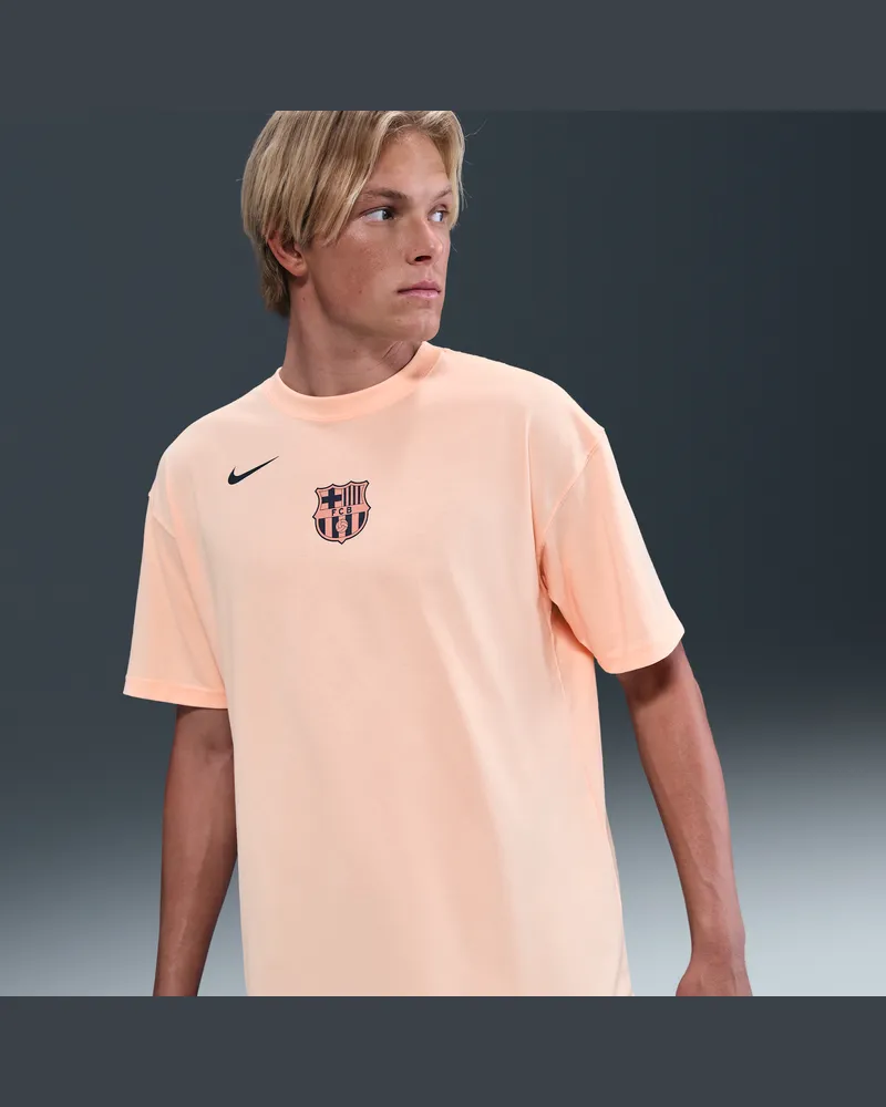Nike FC Barcelona  Total 90 Fußball-T-Shirt (Herren) - Orange Orange