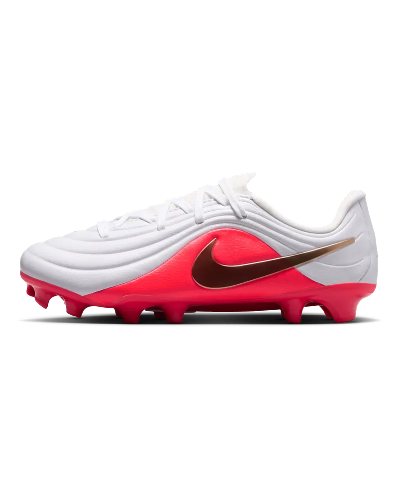Nike Jr. Tiempo Maestro Academy Low-Top-Fußballschuh für verschiedene Böden (jüngere Kinder) - Weiß Weiß