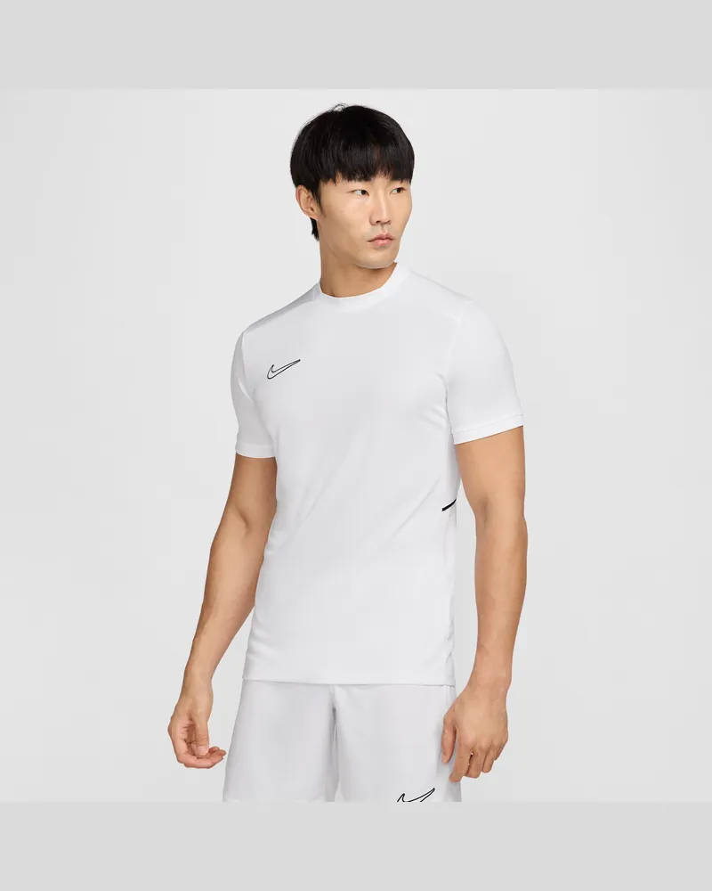 Nike Academy Dri-FIT Kurzarm-Fußballoberteil (Herren) - Weiß Weiß