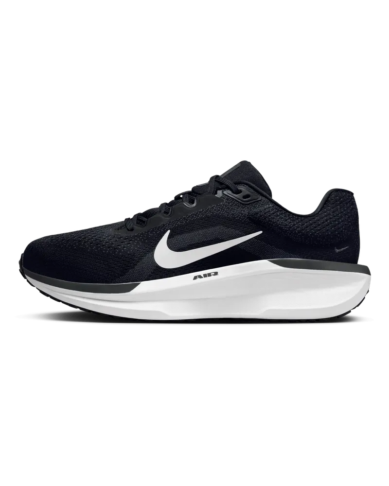 Nike Winflo 11 Herren-Straßenlaufschuh (extraweit) - Schwarz Schwarz