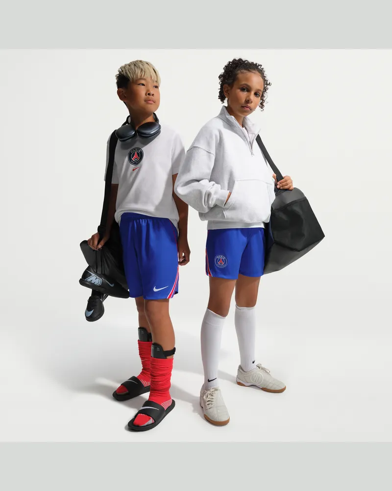Nike Paris Saint-Germain 2026/27 Stadion Heimspiel  Replika-Fußballshorts mit Dri-FIT-Technologie (ältere Kinder) - Blau Blau