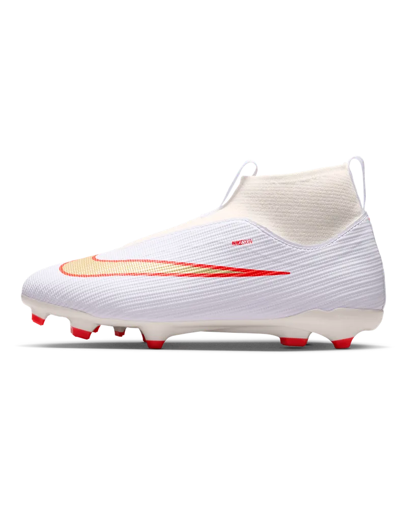 Nike Jr. Mercurial Superfly 11 Academy High-Top-Fußballschuh für verschiedene Böden (ältere Kinder) - Weiß Weiß