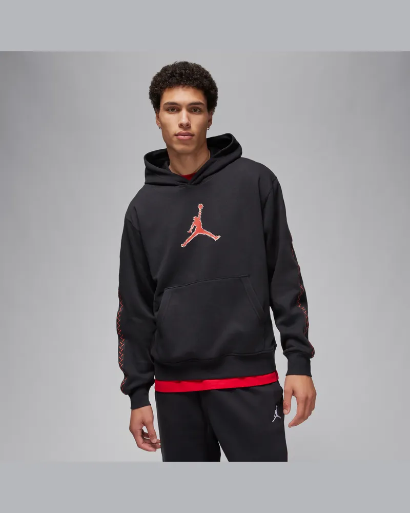 Jordan Flight MVP Fleece-Hoodie für Herren - Schwarz Schwarz