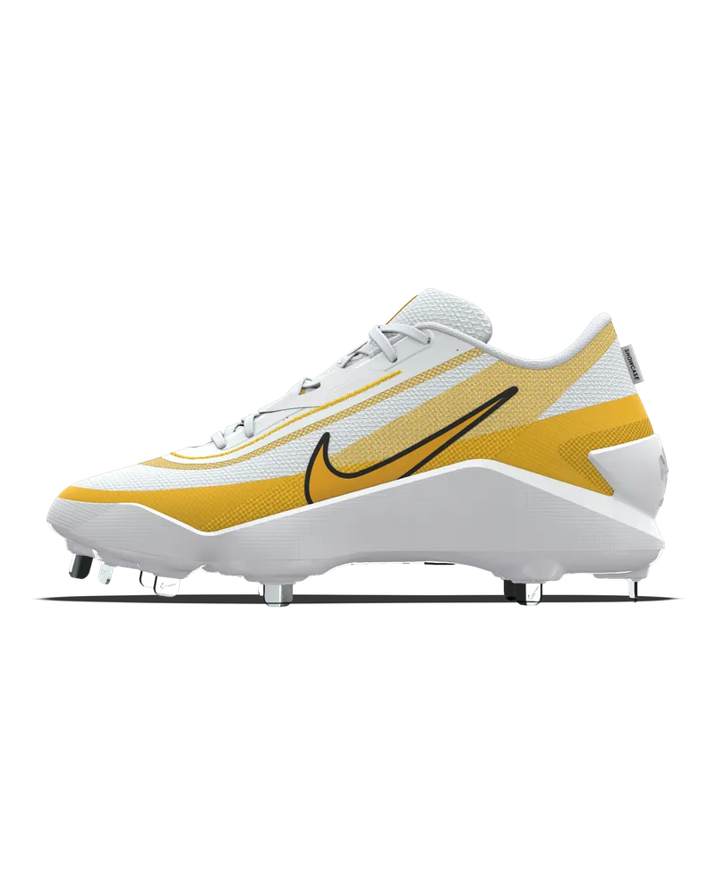 Nike Diamond Showcase By You personalisierbarer Baseballschuh mit Metallstollen - Weiß Weiß