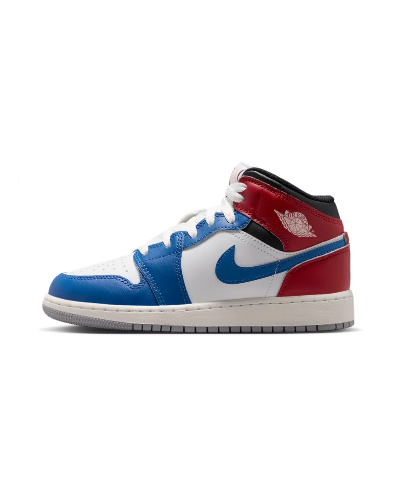 Jordan Air  1 Mid Schuh für ältere Kinder - Blau Blau