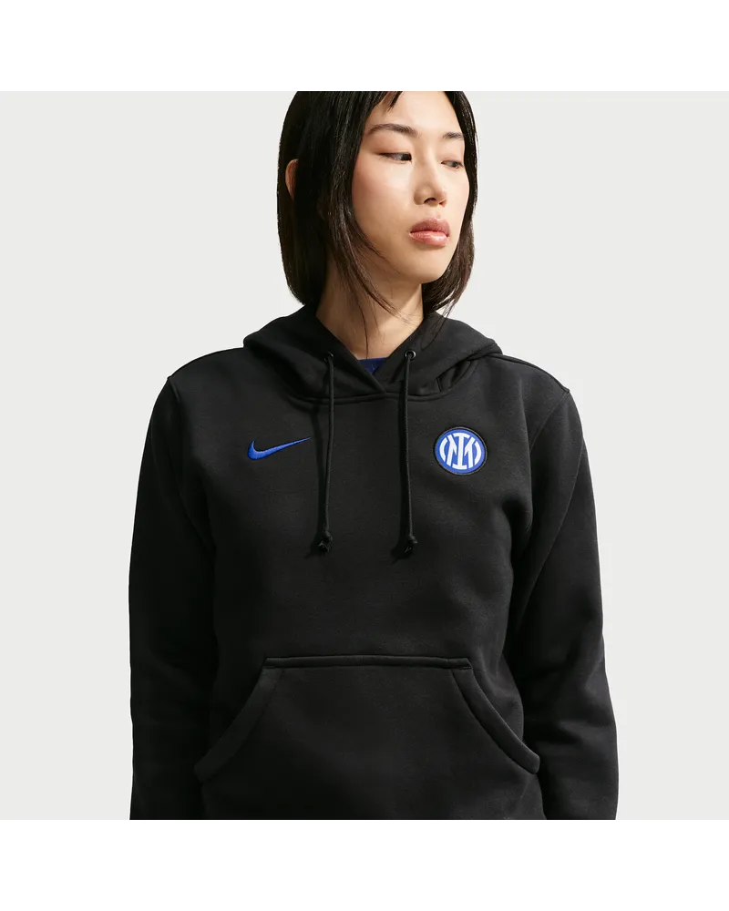 Nike Inter Mailand Phoenix Fleece  Fußball-Hoodie (Damen) - Schwarz Schwarz