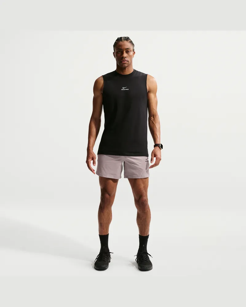 Nike Pro Training Dri-FIT Shorts (ca. 15 cm, Herren) - Grau Grau