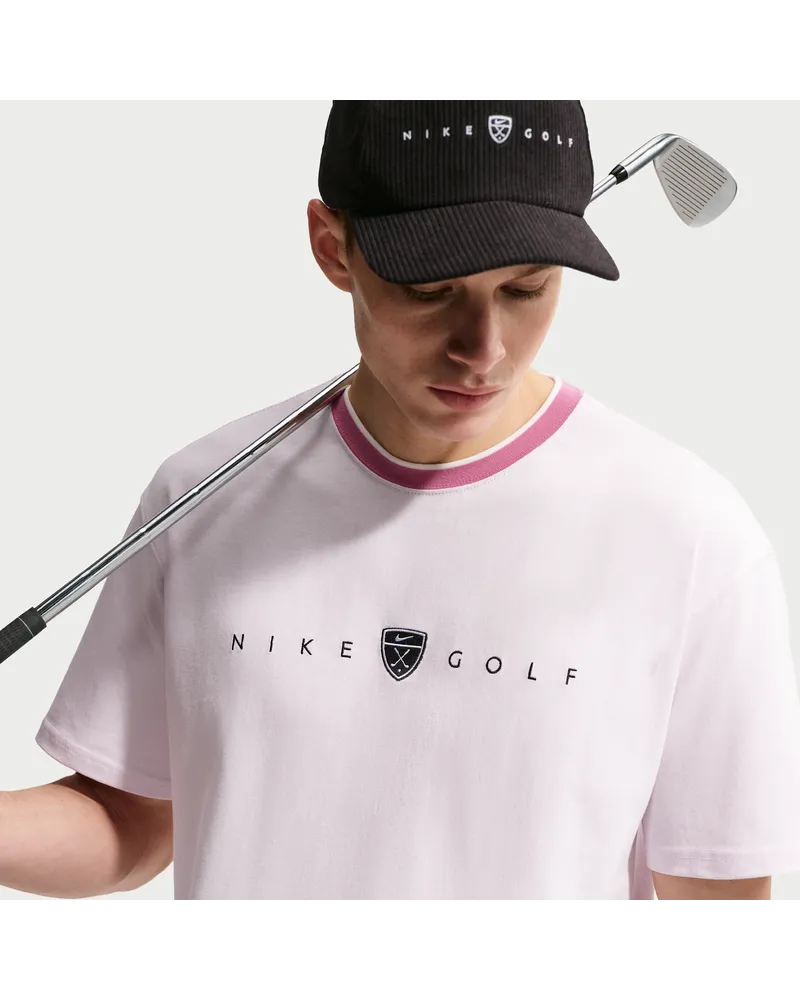 Nike Golf-T-Shirt in weiter Passform (Herren) - Pink Pink