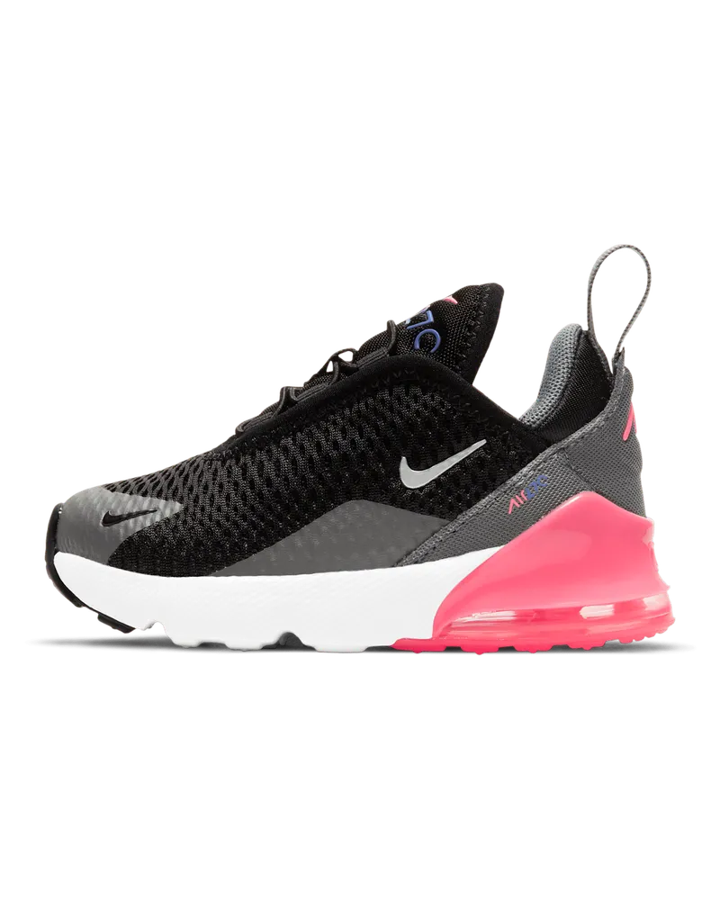Nike Air Max 270 Schuh für Babys und Kleinkinder - Schwarz Schwarz