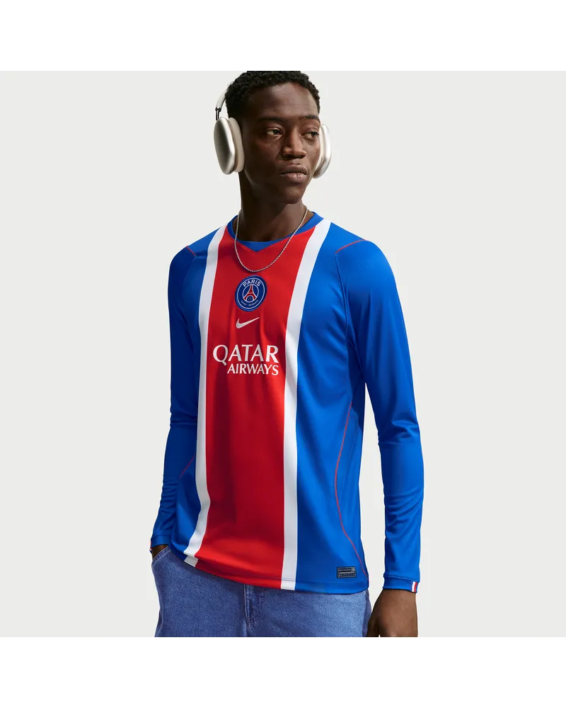 Nike Paris Saint-Germain 2026/27 Stadium Home  Dri-FIT Replika-Longsleeve-Fußballtrikot (Herren) - Blau Blau