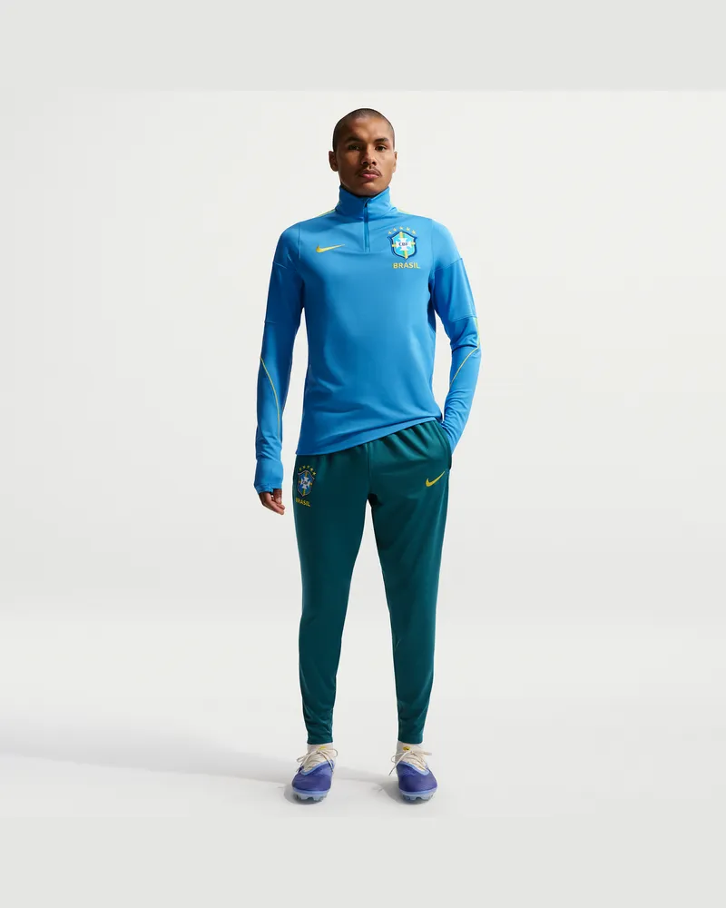 Nike Brasilien Strike  Dri-FIT Strick-Fußballhose für Herren - Grün Grün