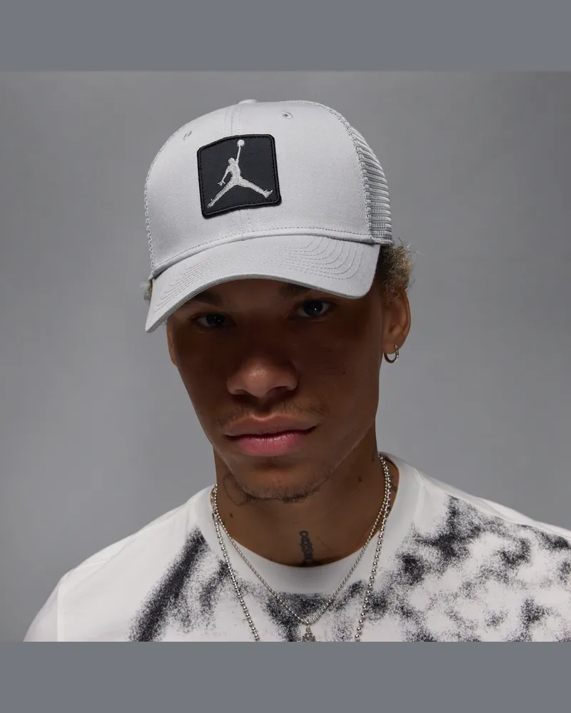 Jordan Rise strukturierte Cap - Grau Grau
