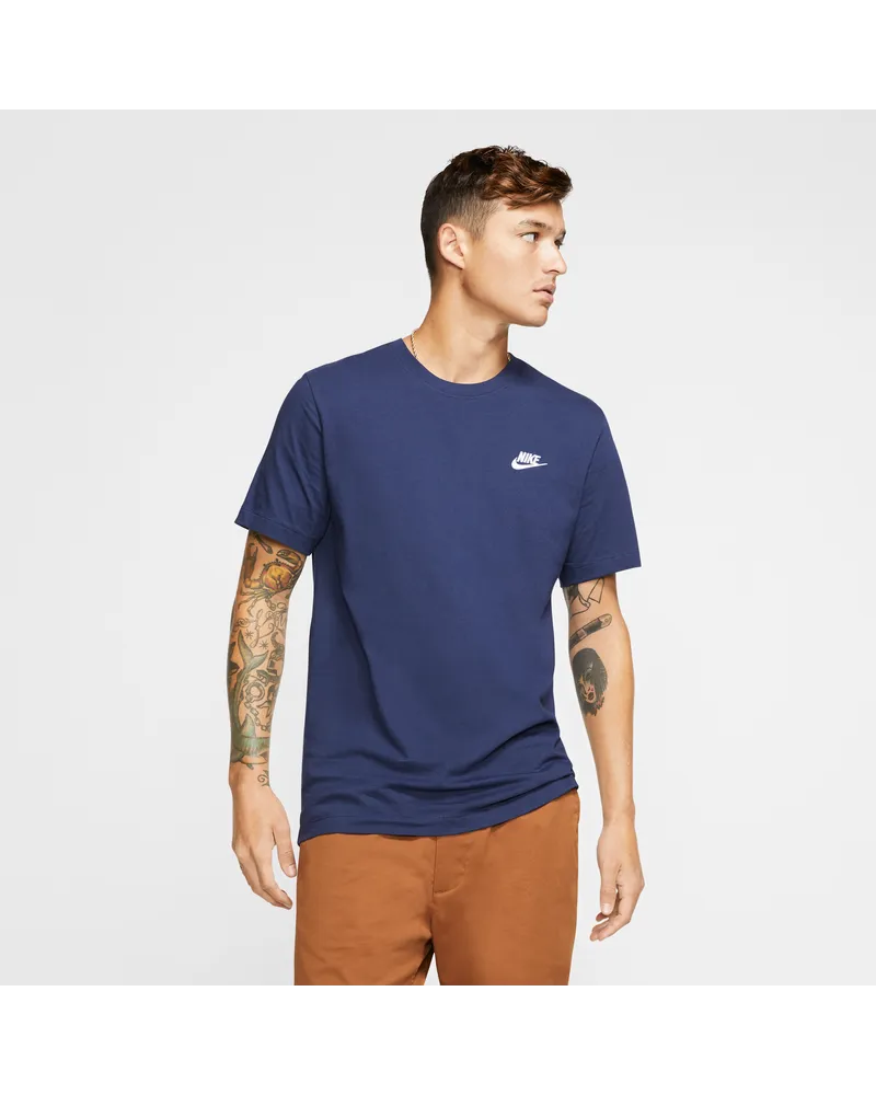 Nike Sportswear Club Herren-T-Shirt - Blau Blau