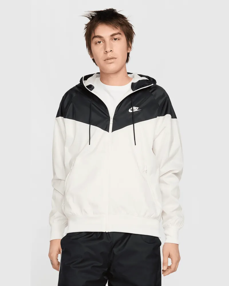 Nike Sportswear Windrunner Herrenjacke mit Kapuze - Weiß Weiß