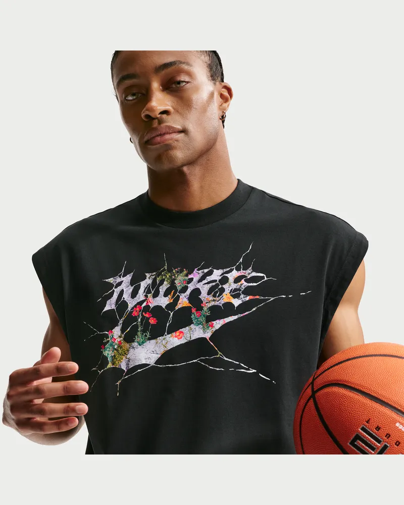 Nike ärmelloses Standard-Dri-FIT Basketball-Top (Herren) - Schwarz Schwarz