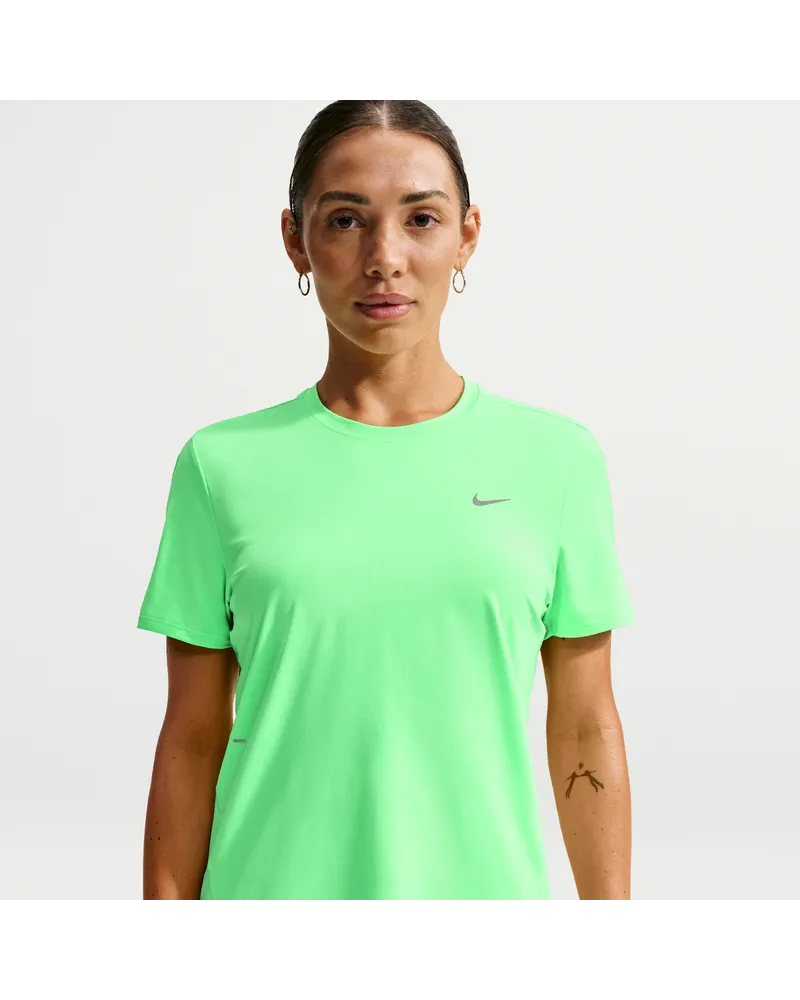 Nike Swift Dri-FIT Kurzarm-Laufoberteil (Damen) - Grün Grün