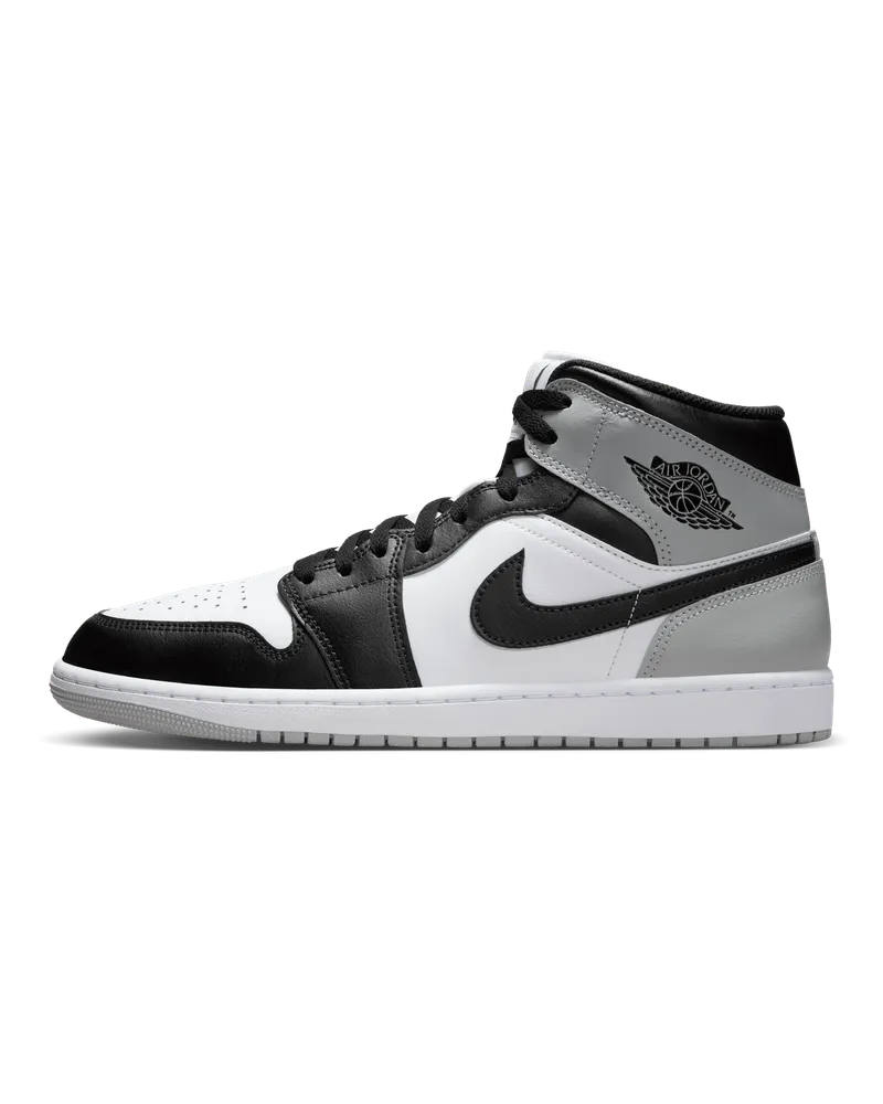 Jordan Air  1 Mid Herrenschuh - Weiß Weiß