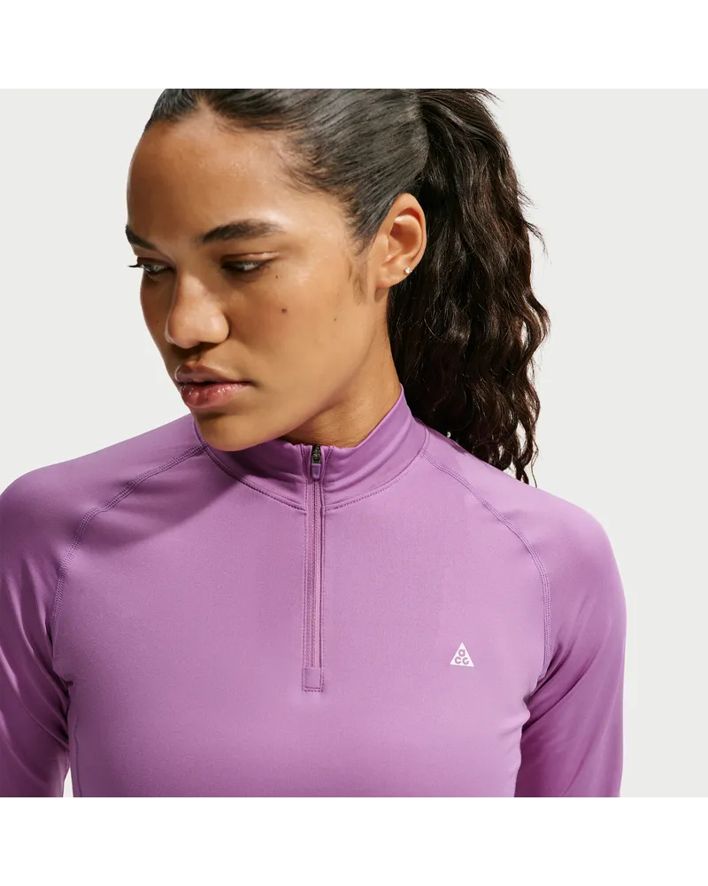 Nike ACG Wildsee Dri-FIT Wander-Longsleeve mit Viertelreißverschluss (Damen) - Lila Lila