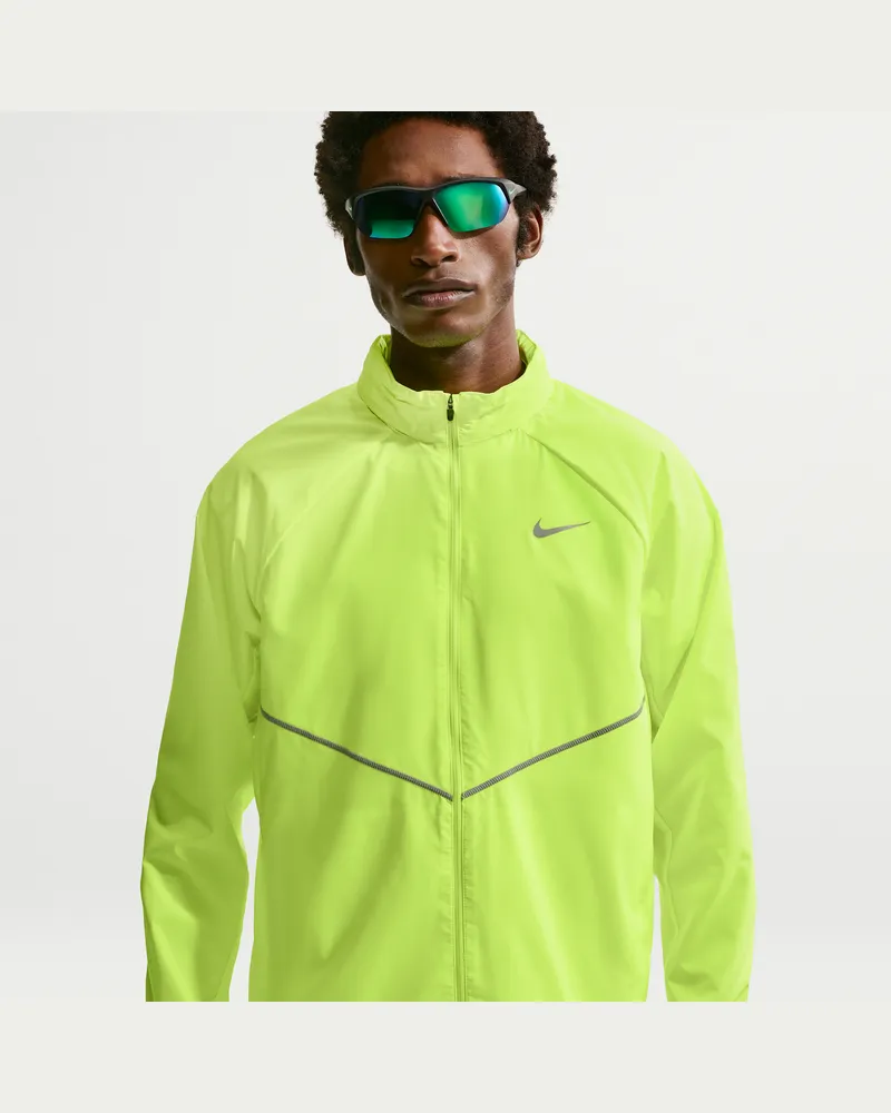 Nike Miler Repel Laufjacke mit UV-Schutz (Herren) - Gelb Gelb